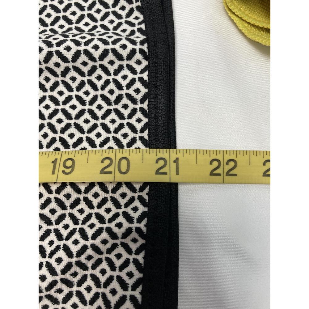 Max Studio London Black‎ White Geometric Contrast Sleeveless Top Medium - Picture 10 of 10